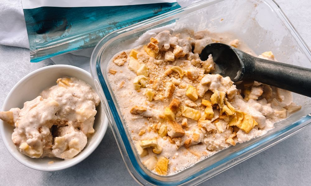 APPLE CRUMBLE PROTEIN ICE CREAM