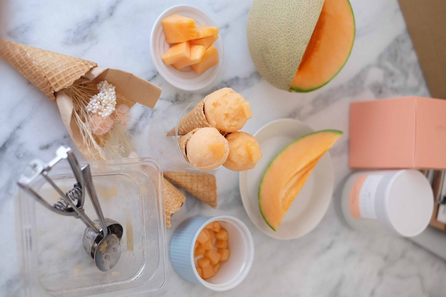 ROCKMELON ICE CREAM