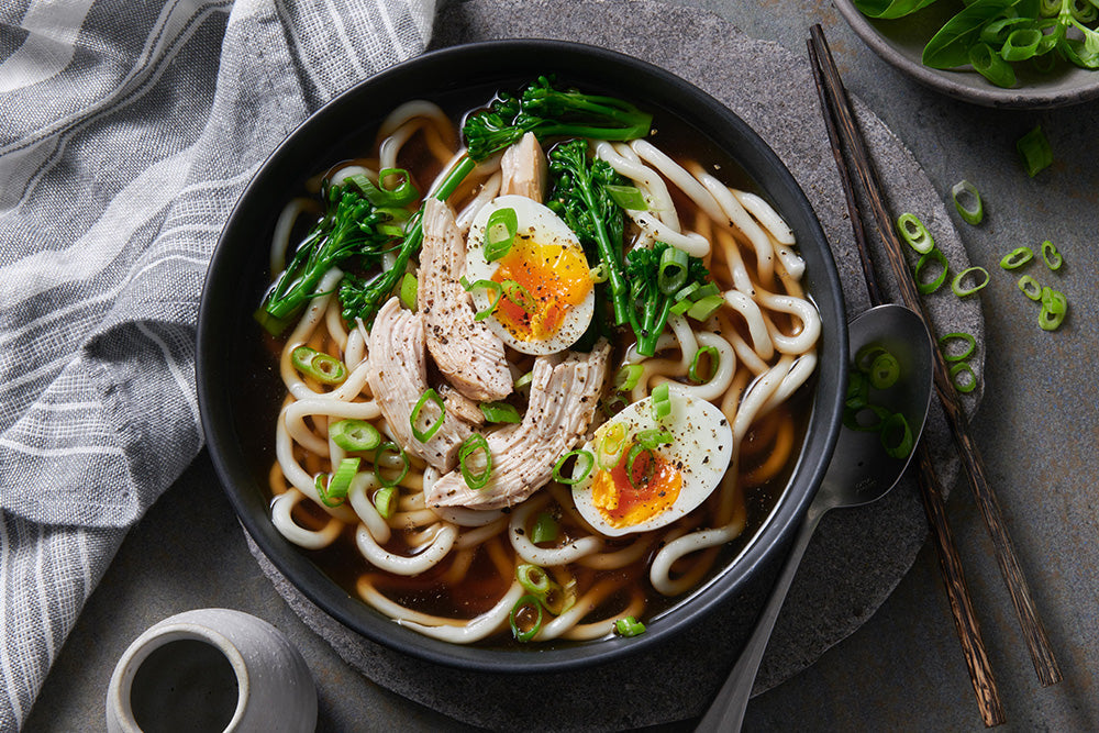 CHICKEN UDON NOODLE SOUP
