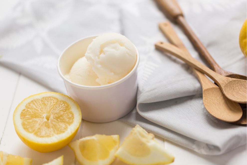 FRESH LEMON SORBET
