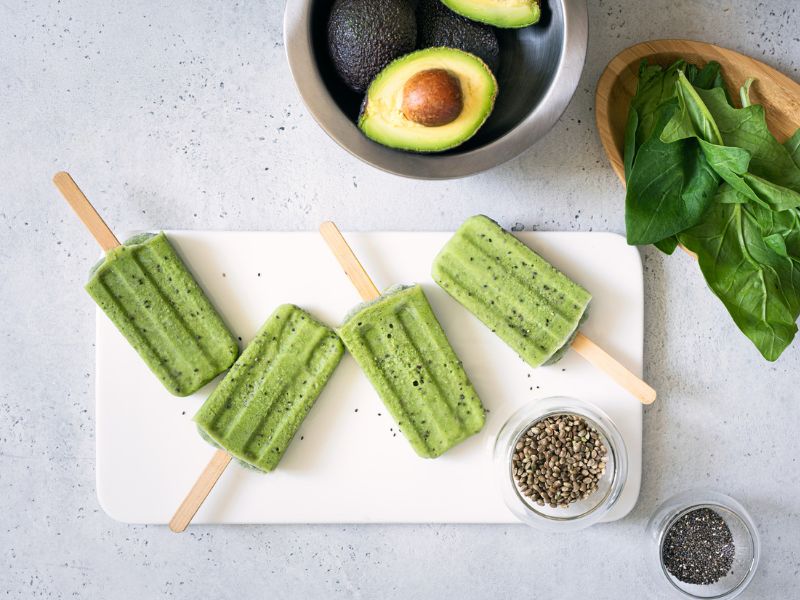 AVOCADO & COCONUT POPSICLES