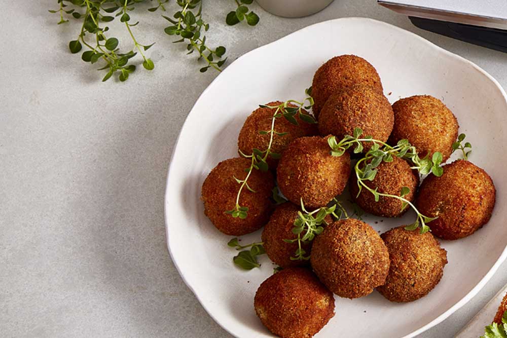 MUSHROOM ARANCINI BALLS