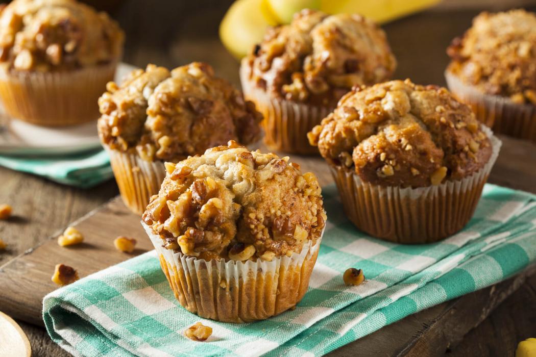 BANANA WHOLE WHEAT MUFFINS