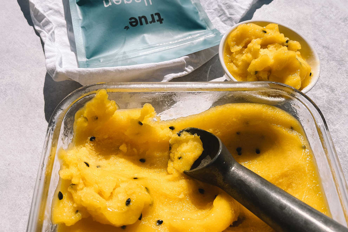 TROPICAL SORBET WITH PROTEIN