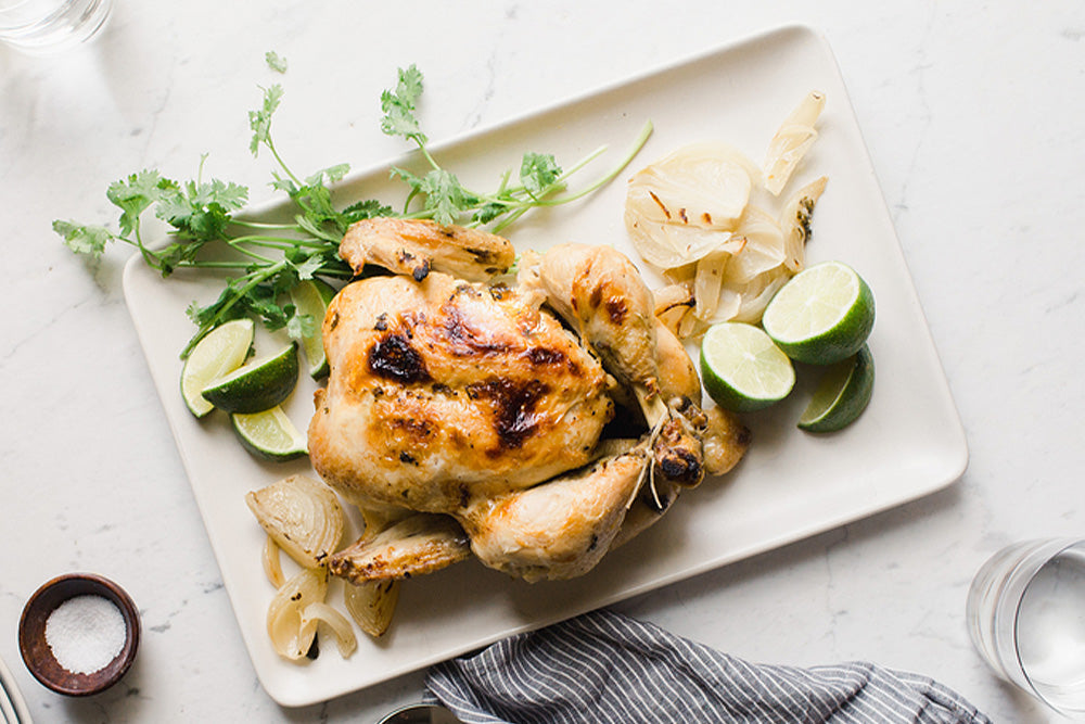 WHOLE CHICKEN WITH PRESERVED LEMON & HERB