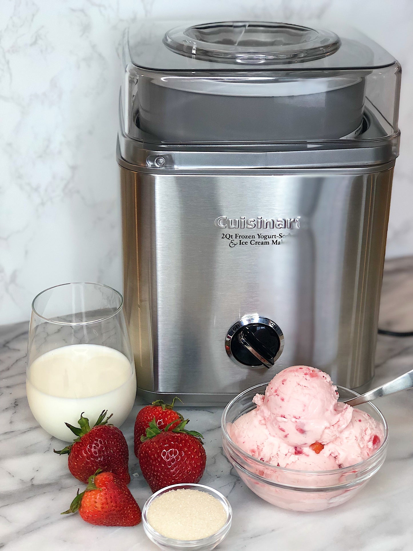 ICE-30BC PURE INDULGENCE™ 2 QUART FROZEN YOGURT-SORBET & ICE CREAM MAKER