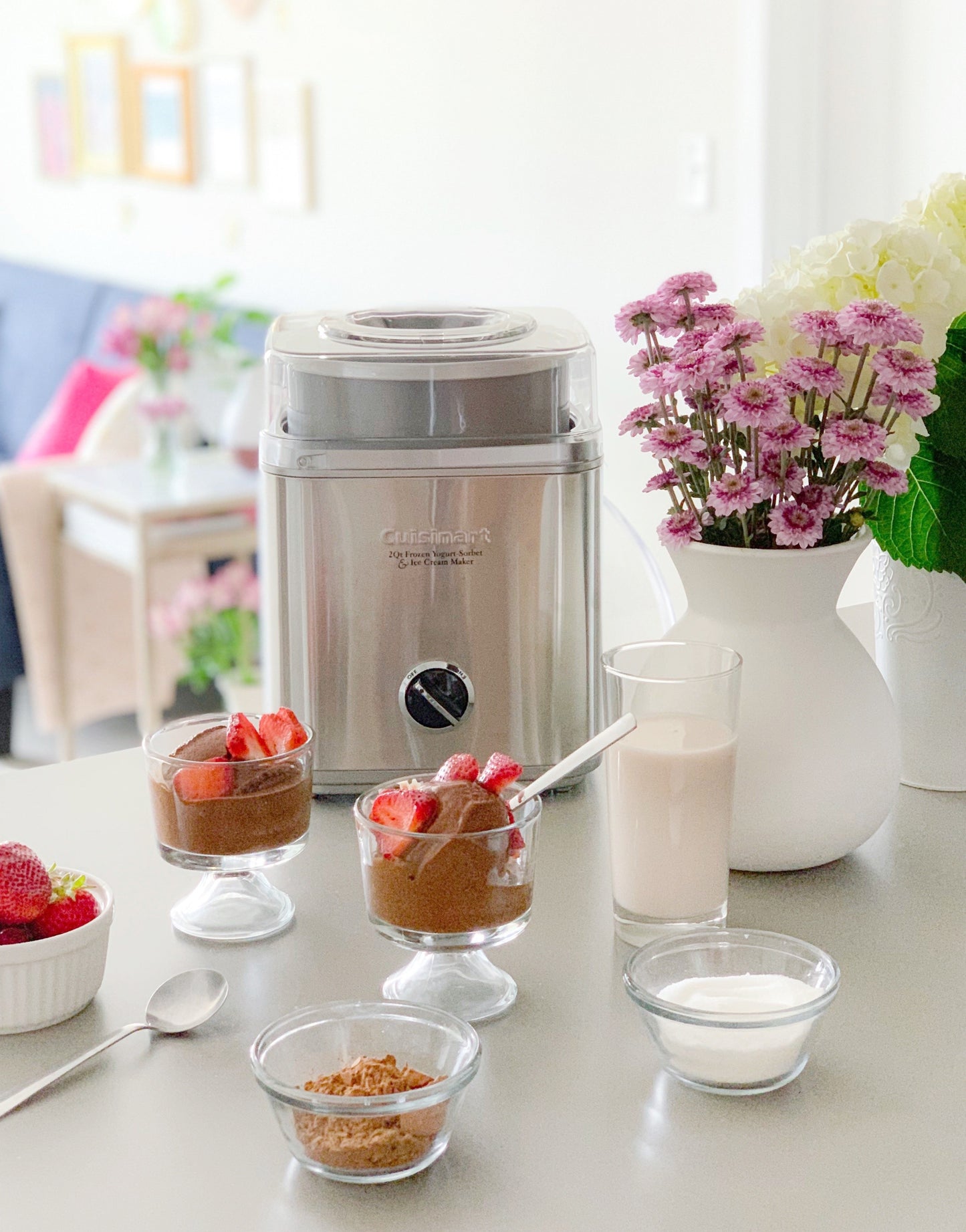 ICE-30BC PURE INDULGENCE™ 2 QUART FROZEN YOGURT-SORBET & ICE CREAM MAKER