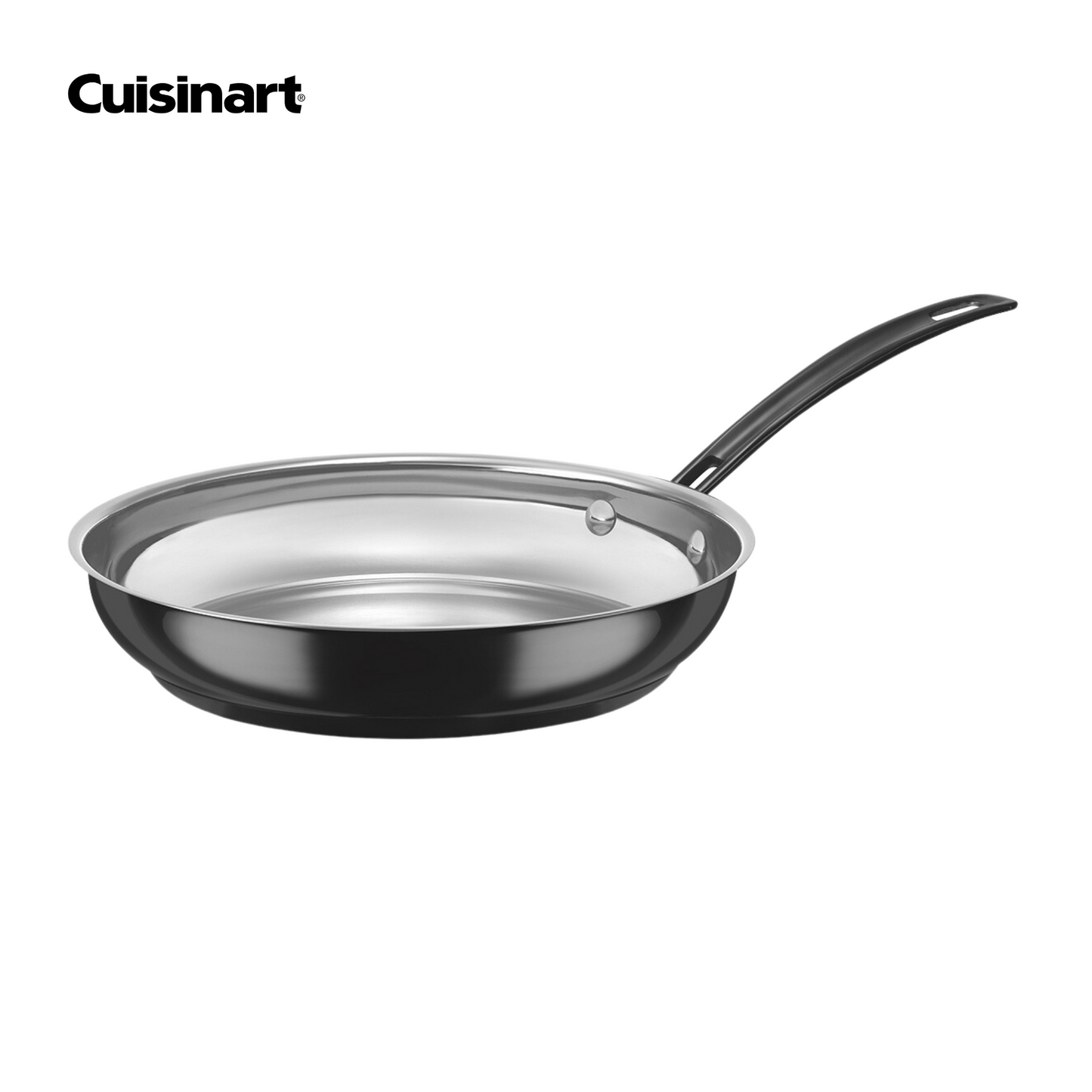 MSS22-24C - 10" BLACK MICA SHINE STAINLESS STEEL SKILLET