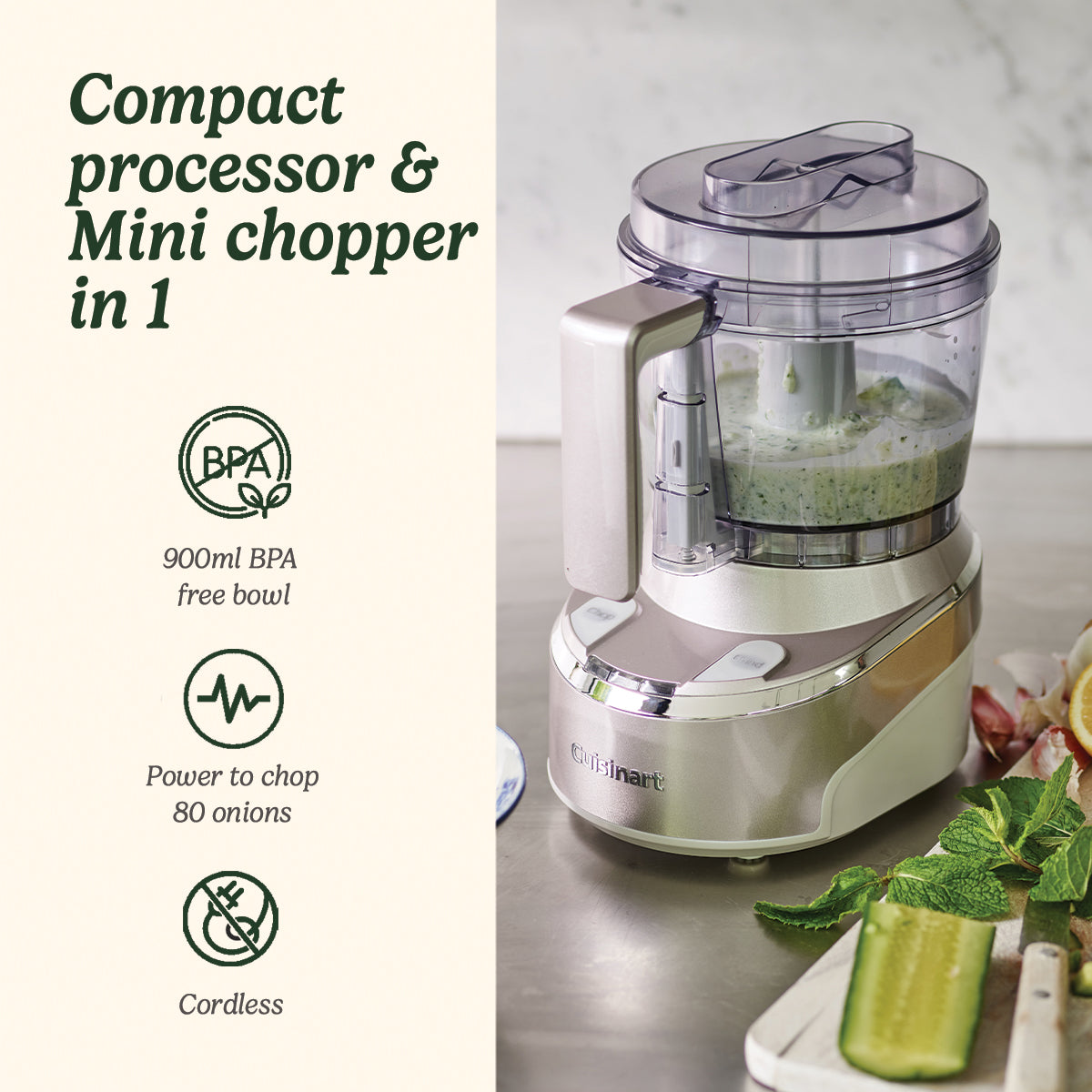 RMC100U - Cordless Mini Chopper / Food Processor