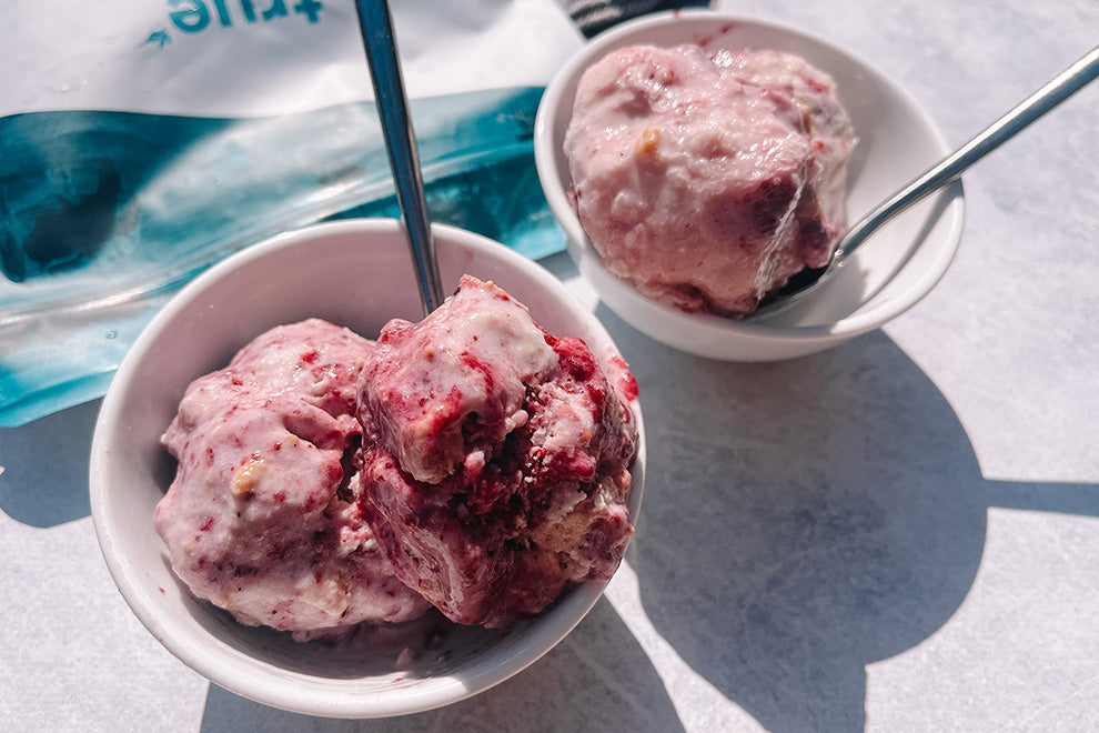 MIXED BERRY CHEESECAKE PROTEIN ICE CREAM