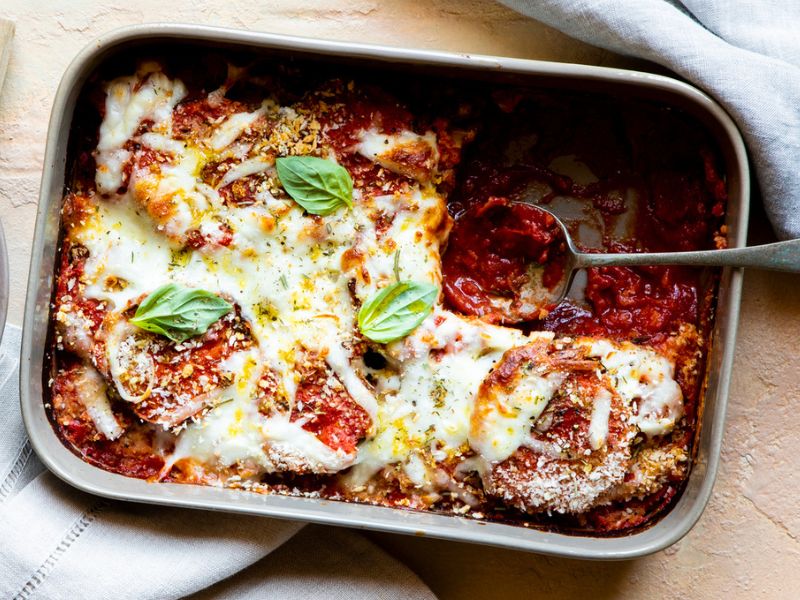 EGGPLANT PARMAGIANA CASSEROLE