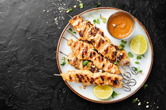 PEANUT SATAY CHICKEN SKEWER KEBABS