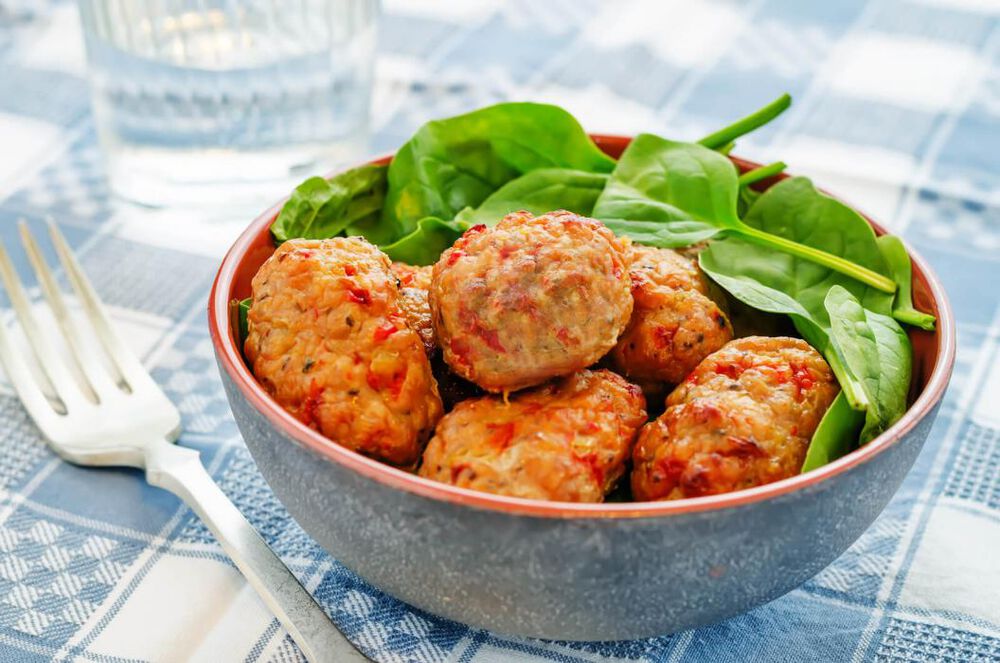 TURKEY AND SPINACH MEATBALLS