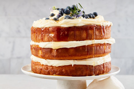 VANILLA SPONGE LAYERED CAKE