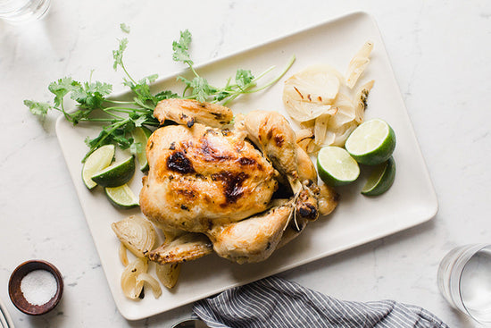 WHOLE CHICKEN WITH PRESERVED LEMON & HERB