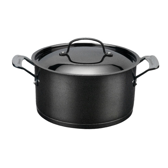 MSS66-24C -  6-QUART MICA SHINE BLACK STAINLESS STEEL COVERED STOCKPOT