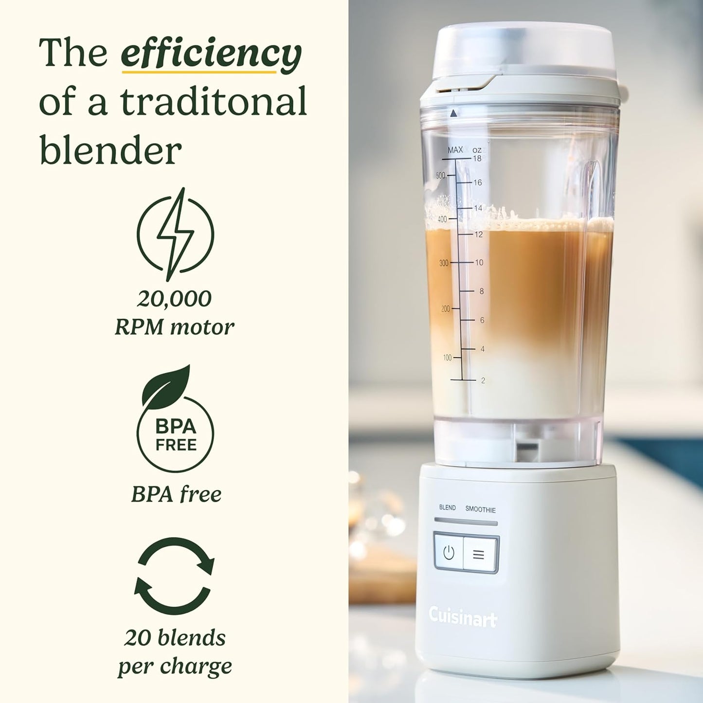 PBL100U Blast & Go Portable Blender