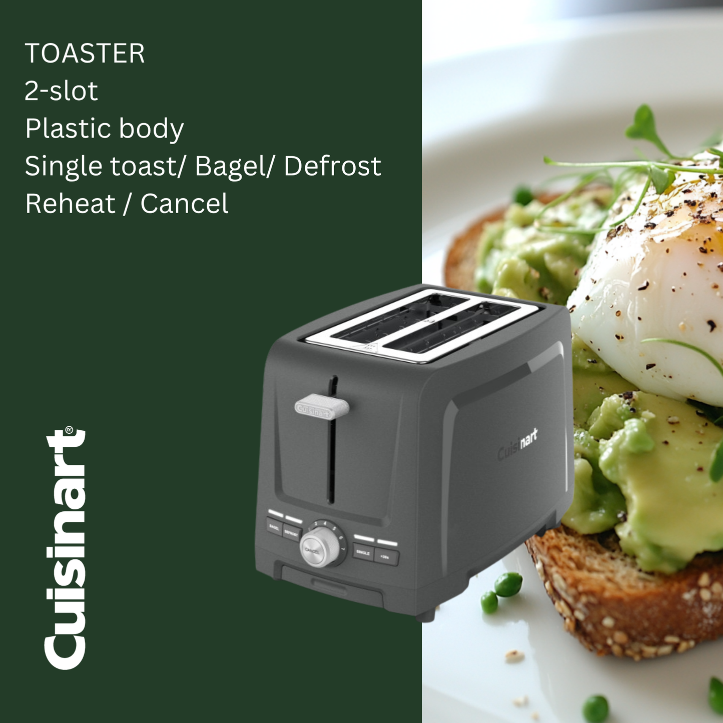 CPT-1200 2-Slice XL Slot Toaster