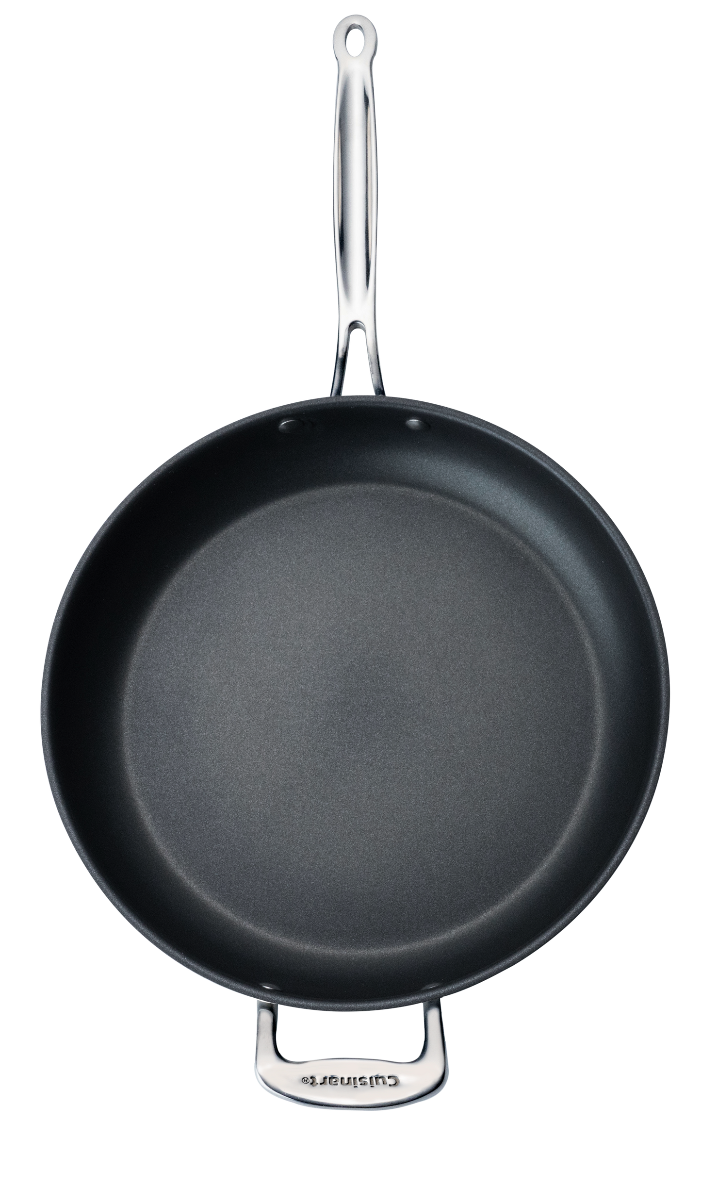 CSS22-30HNSFPC - 12" NONSTICK SKILLET WITH HELPER - FROSTED PEARL