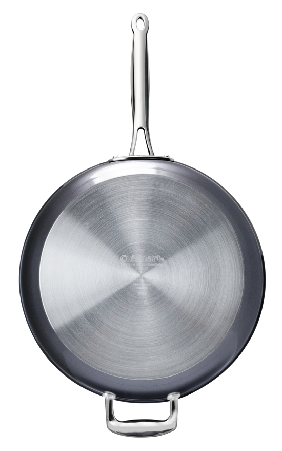 CSS22-30HNSMGC - 12" NONSTICK SKILLET WITH HELPER - MIDNIGHT GREY