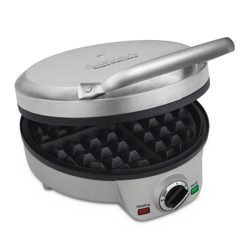 4 SLICE BELGIAN WAFFLE MAKER - ROUND